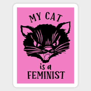 My Cat is a Feminist Sticker